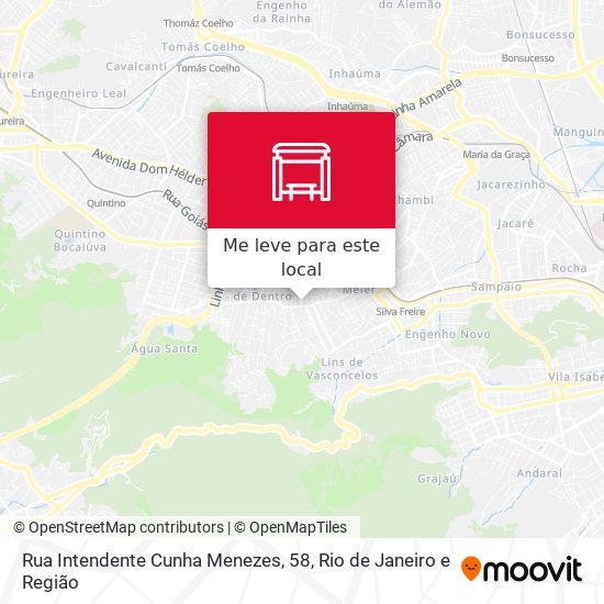 Rua Intendente Cunha Menezes, 58 mapa