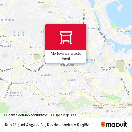 Rua Miguel Ângelo, 31 mapa