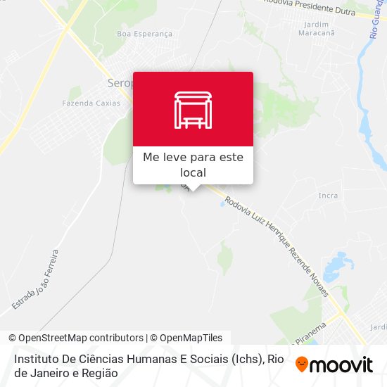 Instituto De Ciências Humanas E Sociais (Ichs) mapa