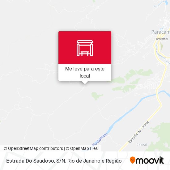 Estrada Do Saudoso, S/N mapa