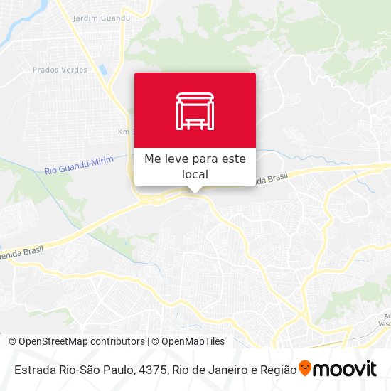Estrada Rio-São Paulo, 4375 mapa