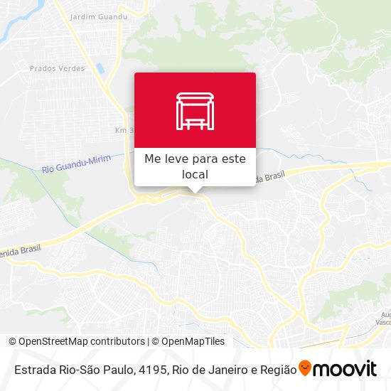 Estrada Rio-São Paulo, 4195 mapa