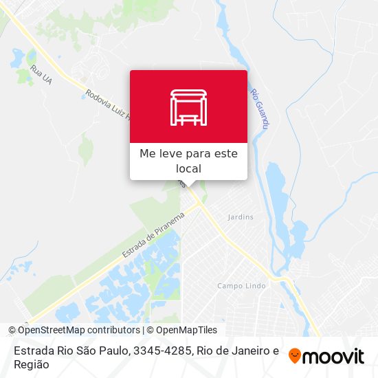 Estrada Rio São Paulo, 3345-4285 mapa