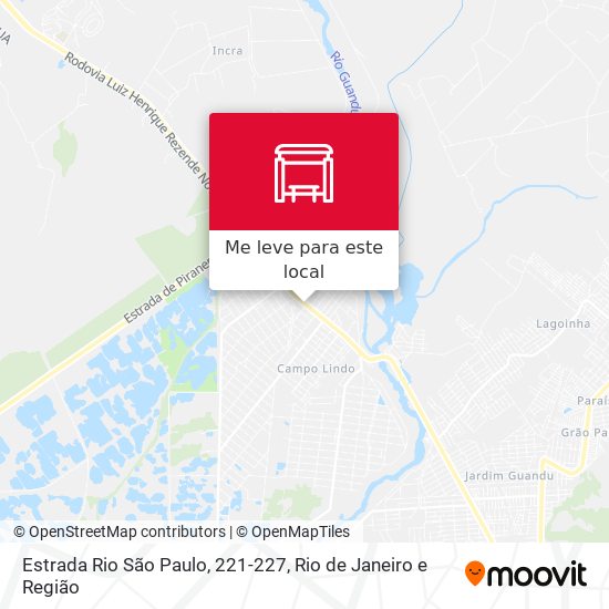 Estrada Rio São Paulo, 221-227 mapa
