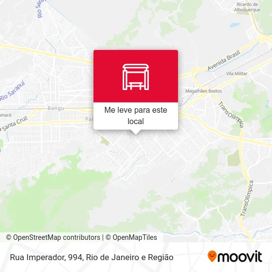 Rua Imperador, 994 mapa