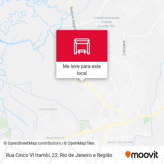 Rua Cinco Vl Itambi, 22 mapa
