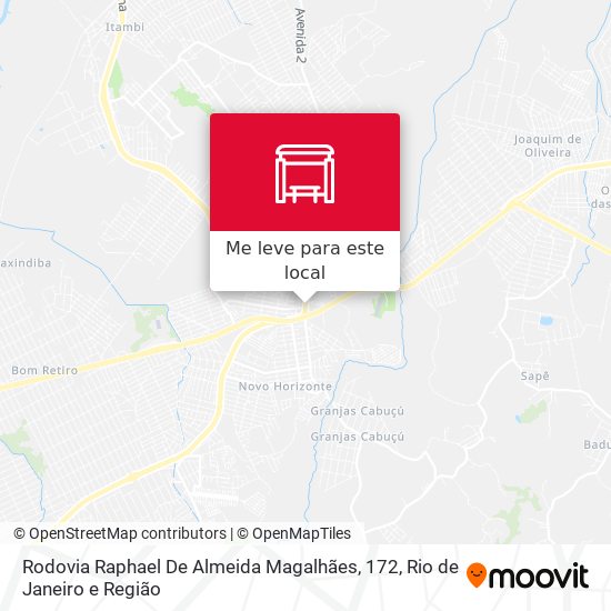 Rodovia Raphael De Almeida Magalhães, 172 mapa