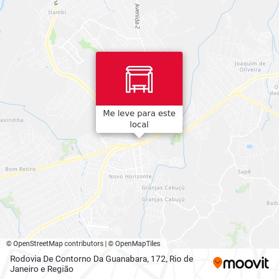 Rodovia De Contorno Da Guanabara, 172 mapa