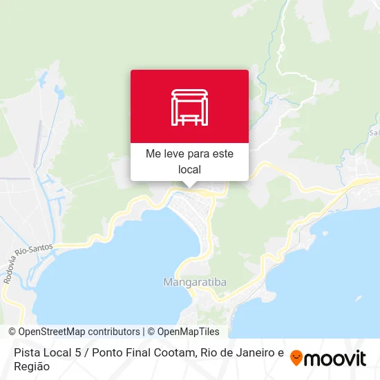 Pista Local 5 / Ponto Final Cootam mapa