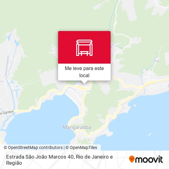 Estrada São João Marcos 40 mapa