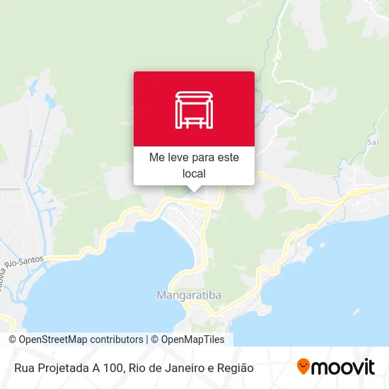 Rua Projetada A 100 mapa