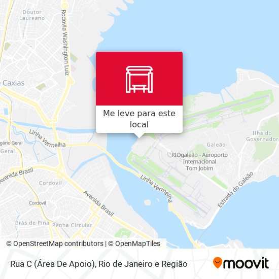 Rua C (Área De Apoio) mapa