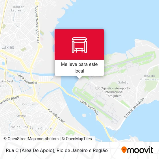 Rua C (Área De Apoio) mapa