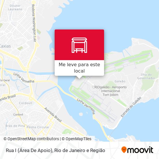 Rua I (Área De Apoio) mapa