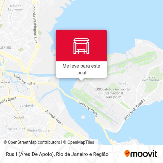 Rua I (Área De Apoio) mapa