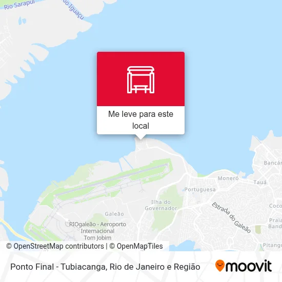 Ponto Final - Tubiacanga mapa