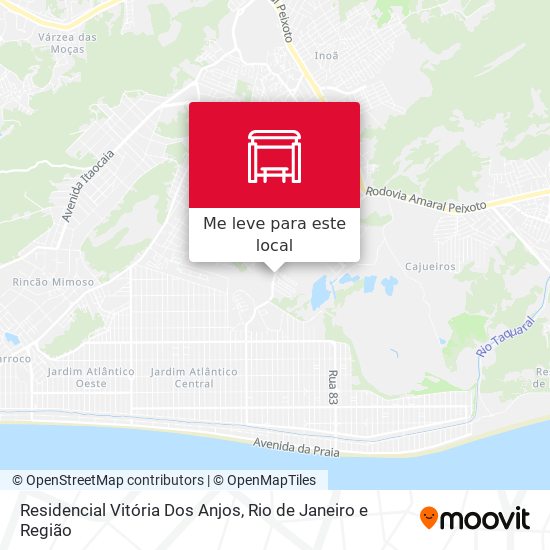 Residencial Vitória Dos Anjos mapa