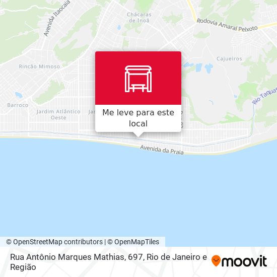 Rua Antônio Marques Mathias, 697 mapa