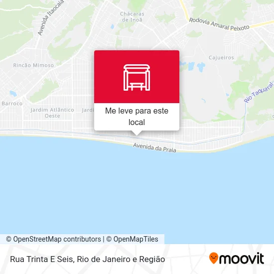 Rua Trinta E Seis mapa