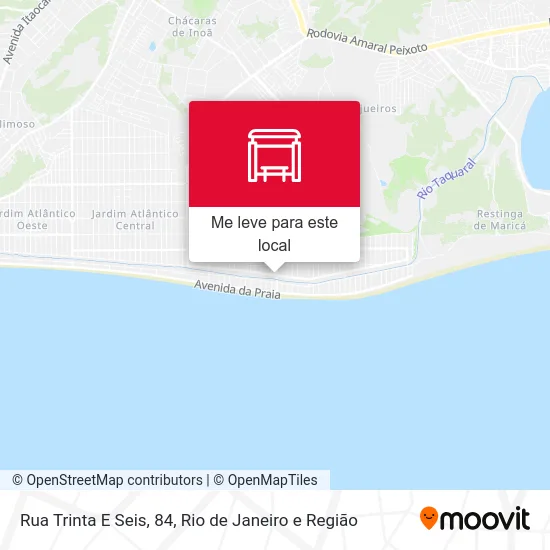 Rua Trinta E Seis, 84 mapa