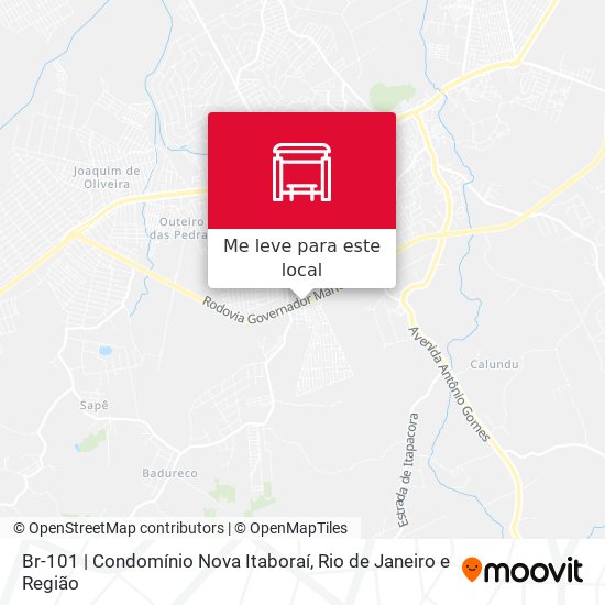 Br-101 | Condomínio Nova Itaboraí mapa