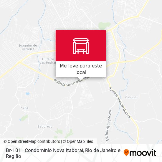 Br-101 | Condomínio Nova Itaboraí mapa