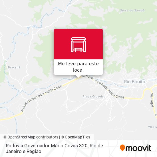 Rodovia Governador Mário Covas 320 mapa