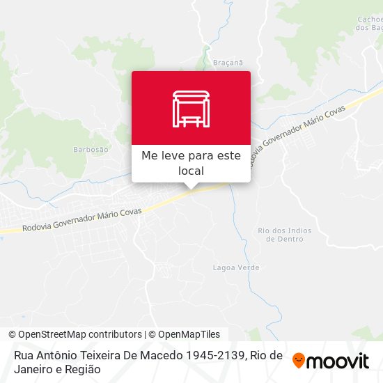 Rua Antônio Teixeira De Macedo 1945-2139 mapa