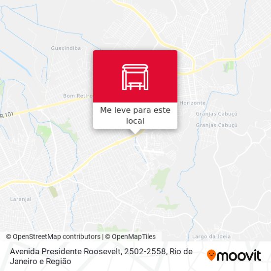 Avenida Presidente Roosevelt, 2502-2558 mapa