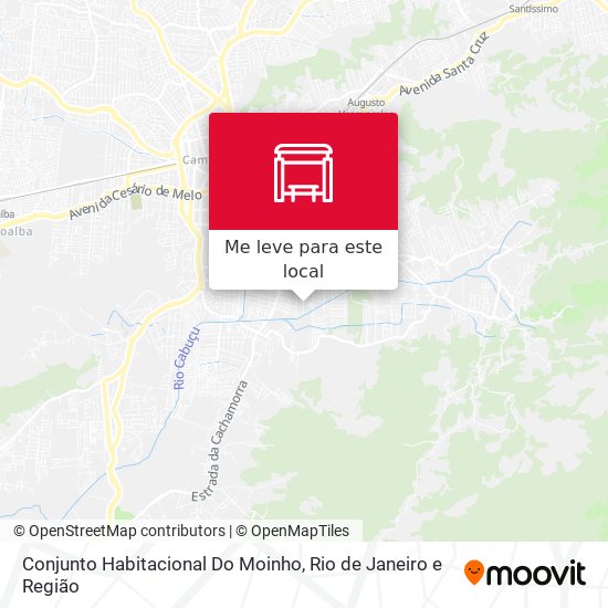 Conjunto Habitacional Do Moinho mapa