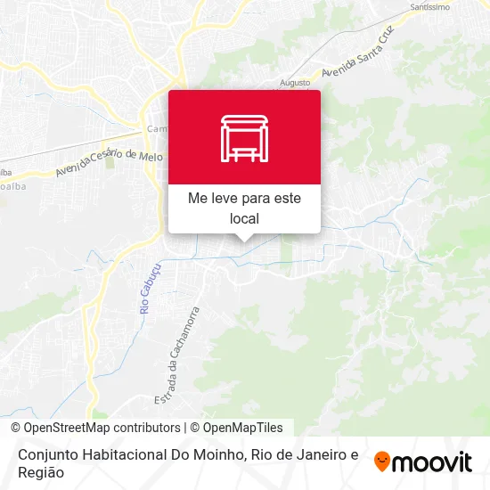 Conjunto Habitacional Do Moinho mapa