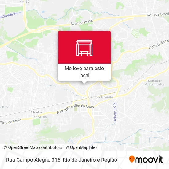 Rua Campo Alegre, 316 mapa