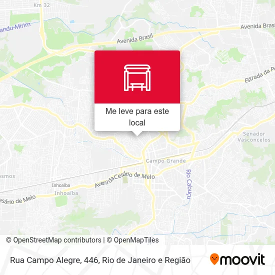 Rua Campo Alegre, 446 mapa