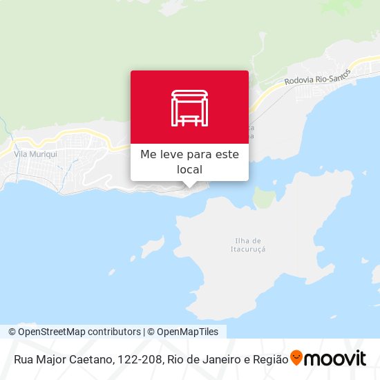 Rua Major Caetano, 122-208 mapa