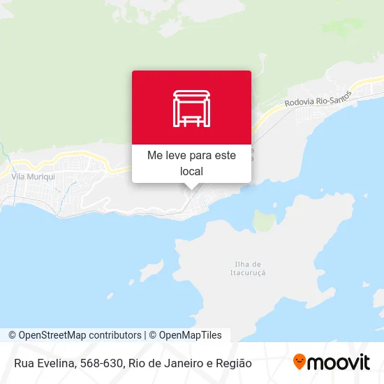 Rua Evelina, 568-630 mapa