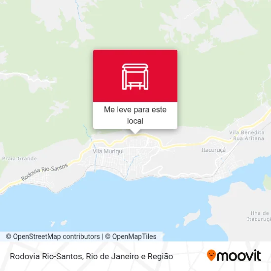 Rodovia Rio-Santos mapa