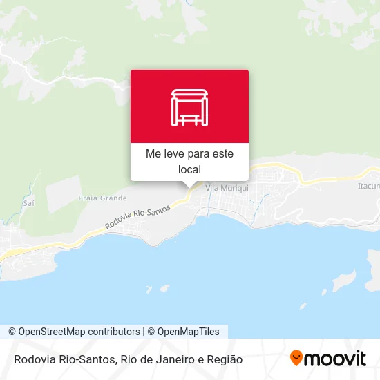 Rodovia Rio-Santos mapa
