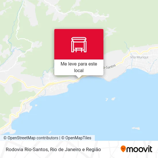 Rodovia Rio-Santos mapa