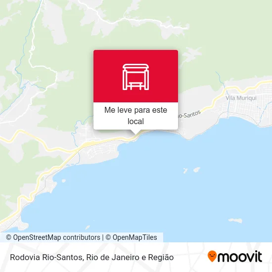 Rodovia Rio-Santos mapa