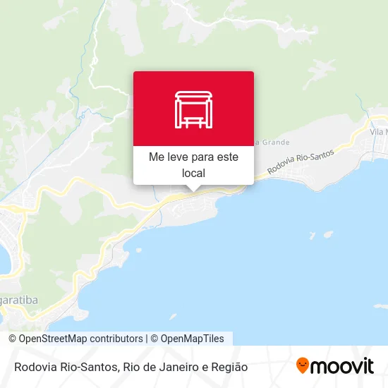 Rodovia Rio-Santos mapa