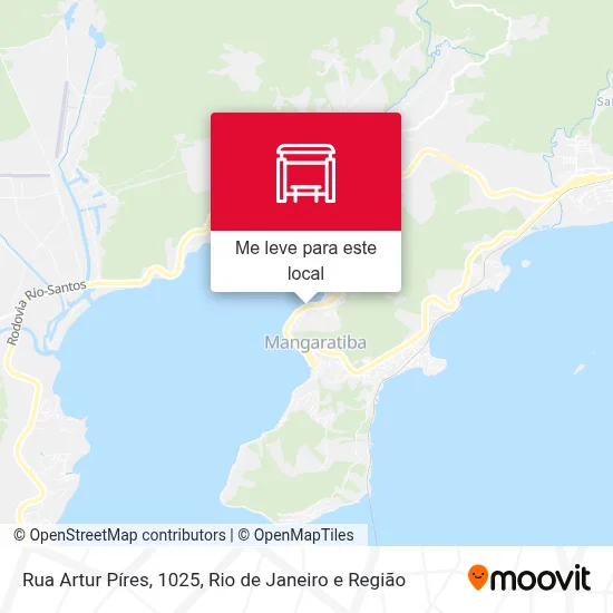 Rua Artur Píres, 1025 mapa