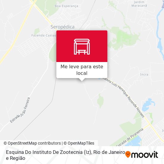 Esquina Do Instituto De Zootecnia (Iz) mapa