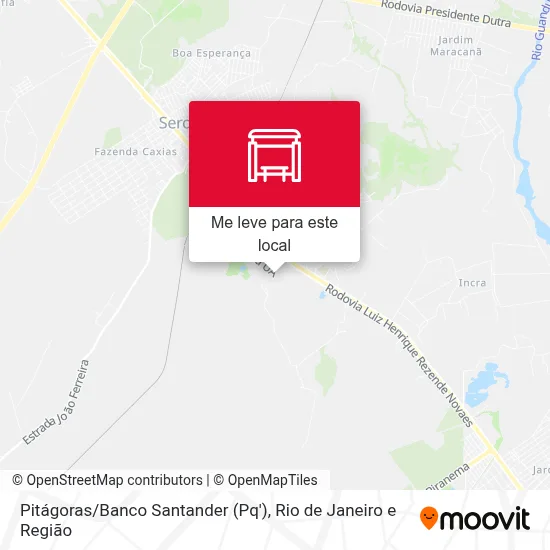 Pitágoras / Banco Santander (Pq') mapa
