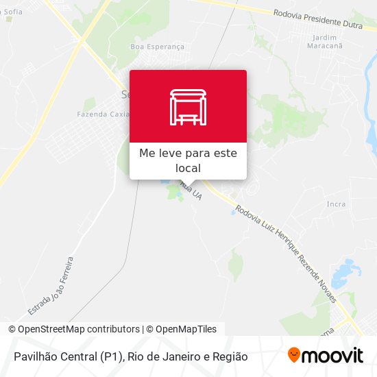 Pavilhão Central (P1) mapa
