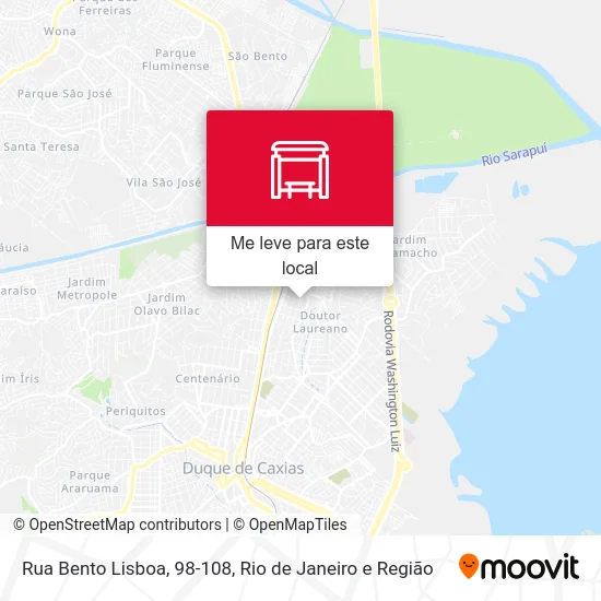 Rua Bento Lisboa, 98-108 mapa