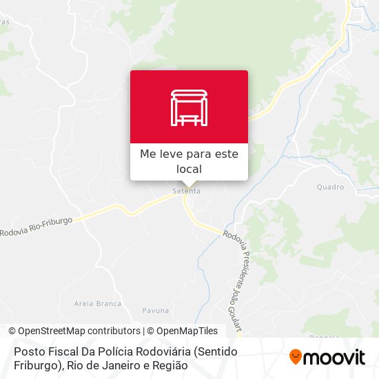 Posto Fiscal Da Polícia Rodoviária (Sentido Friburgo) mapa