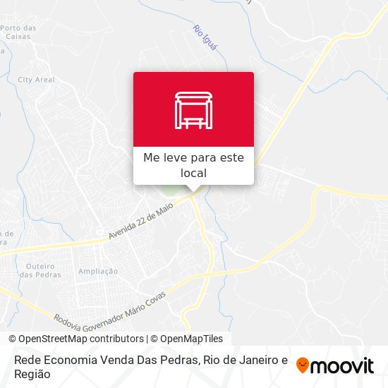 Rede Economia Venda Das Pedras mapa