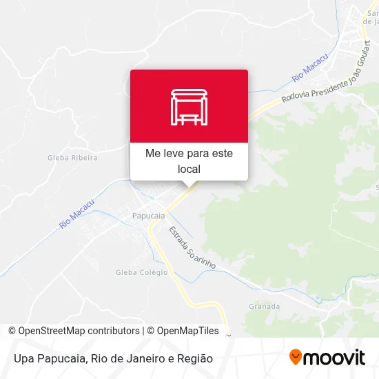 Upa Papucaia mapa