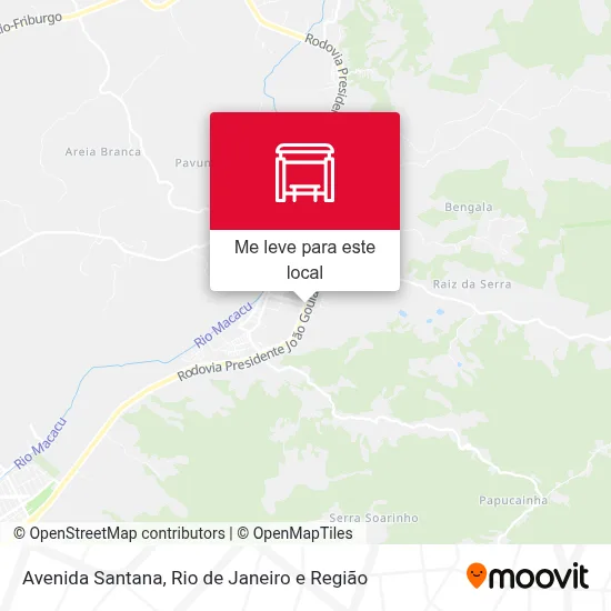 Avenida Santana mapa