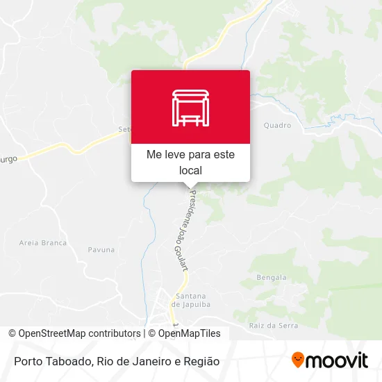 Porto Taboado mapa